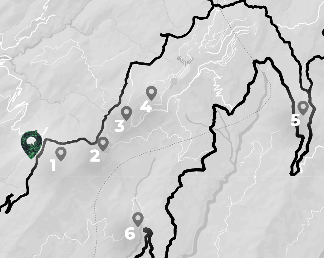 Nearby destinations